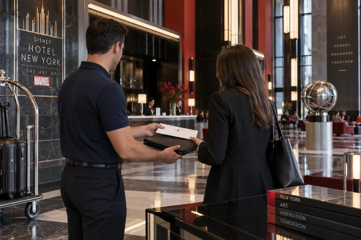 Concierge mission at Disney Hotel New York – The Art of Marvel, near Disneyland Paris