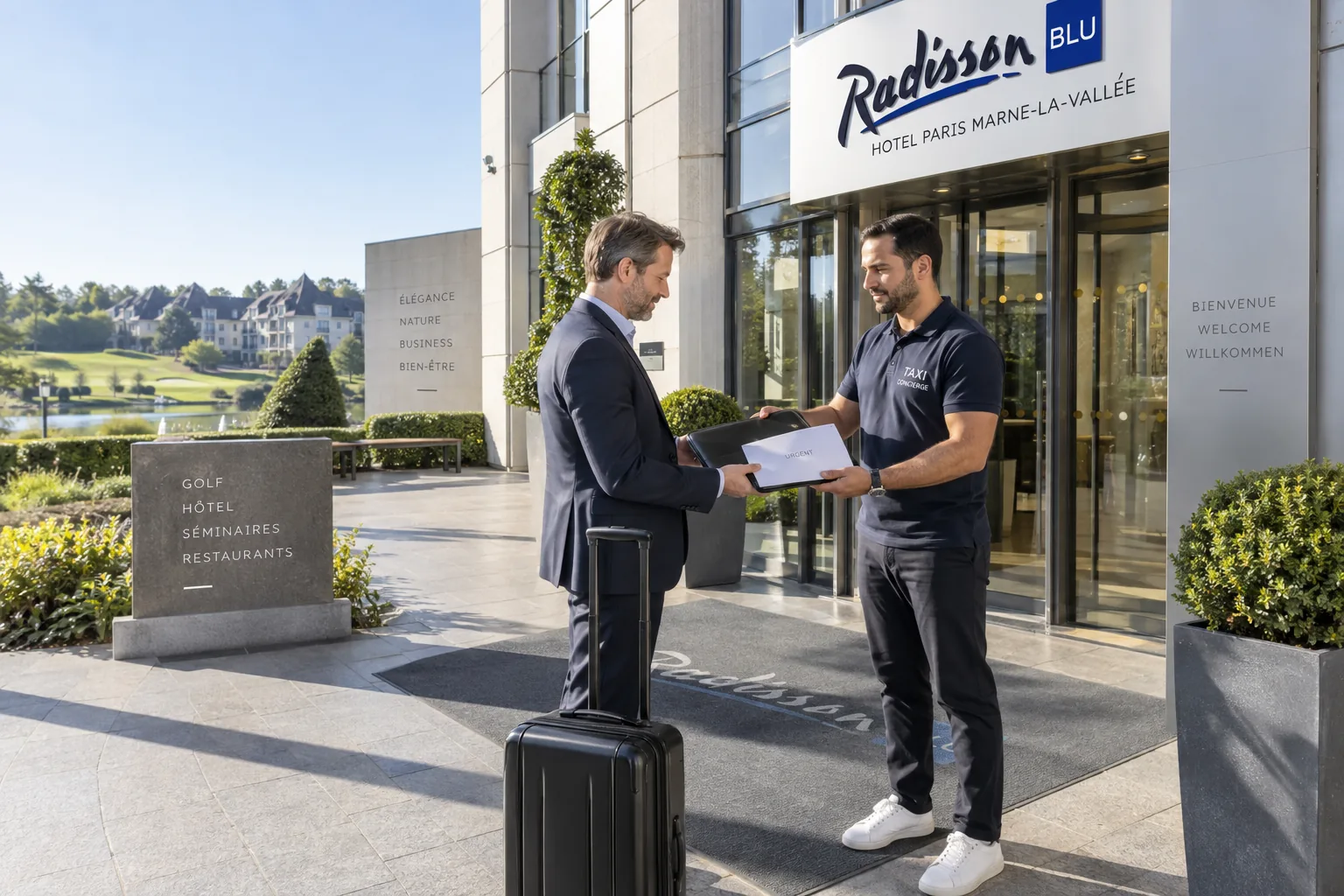 Concierge mission at Radisson Blu Hotel Paris Marne-la-Vallée, near Disneyland Paris